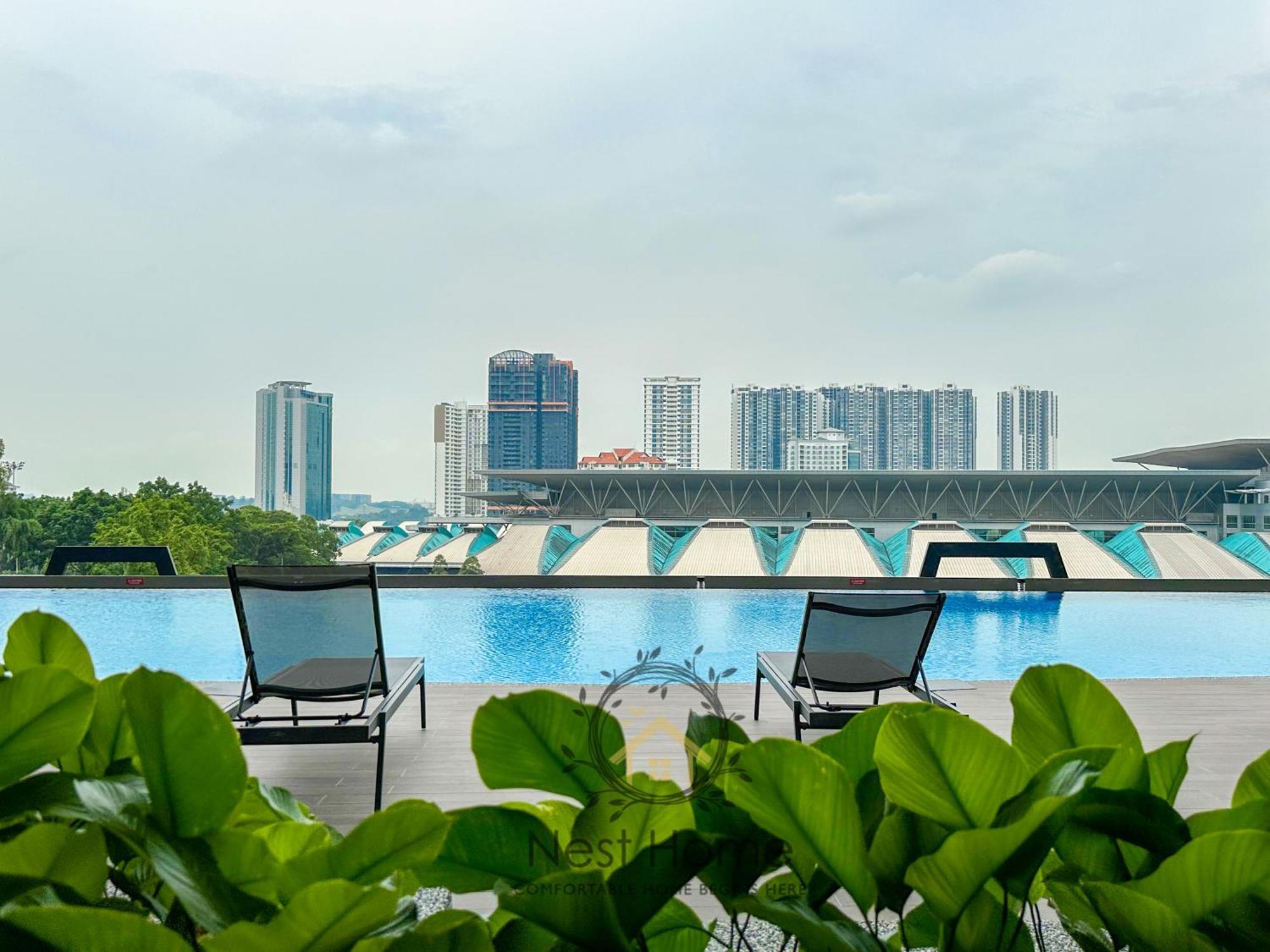 Twin Tower Residence By Nest Home【5 Mins Walk To Ciq】 新山 外观 照片