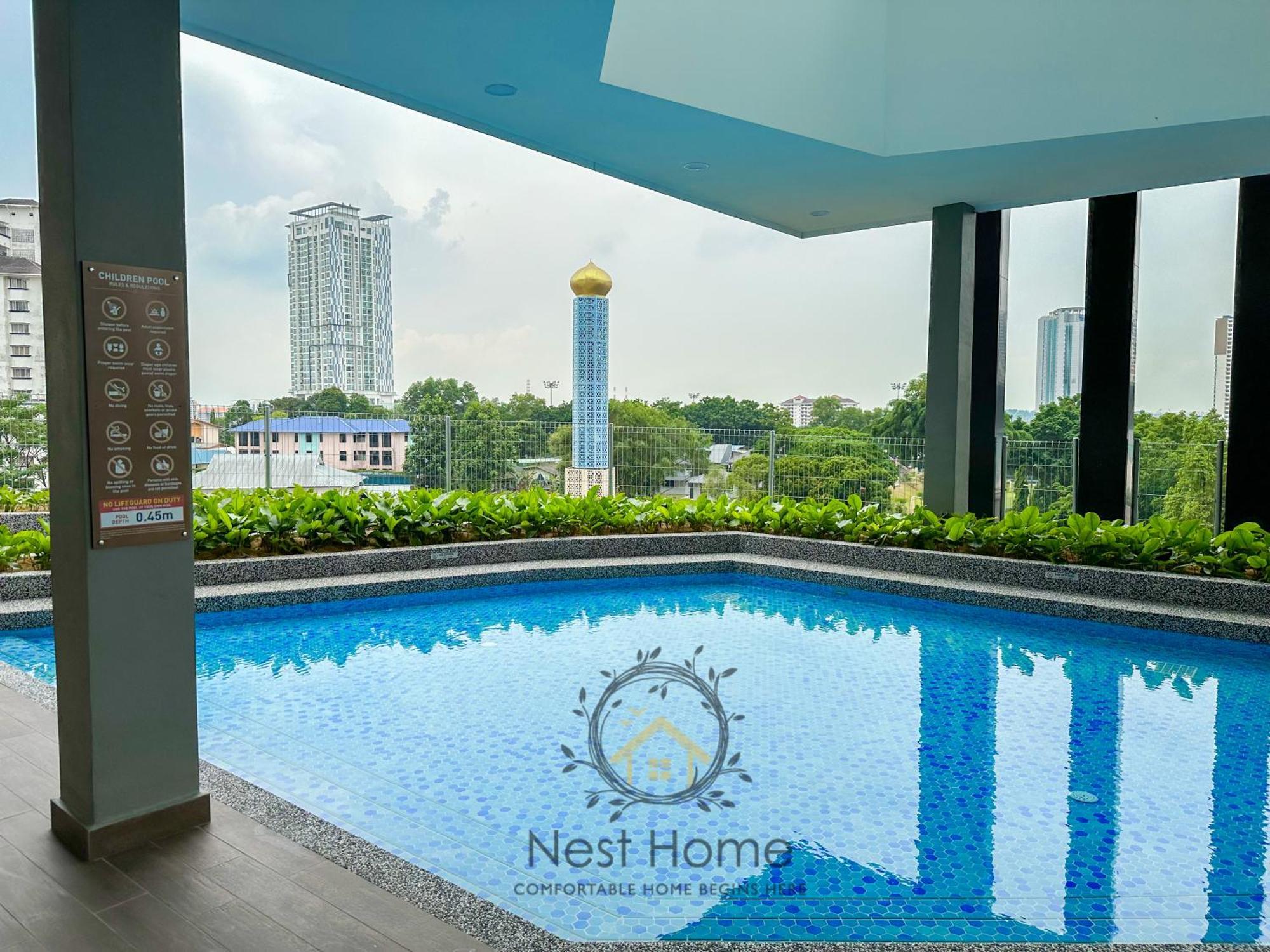 Twin Tower Residence By Nest Home【5 Mins Walk To Ciq】 新山 外观 照片